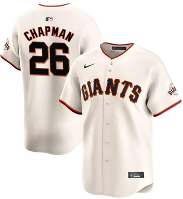 Matt Chapman San Francisco Giants cream Limited jersey