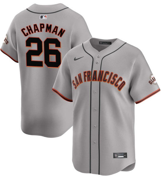 Matt Chapman San Francisco Giants gray Limited jersey