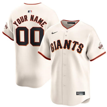 Custom San Francisco Giants cream Limited jersey