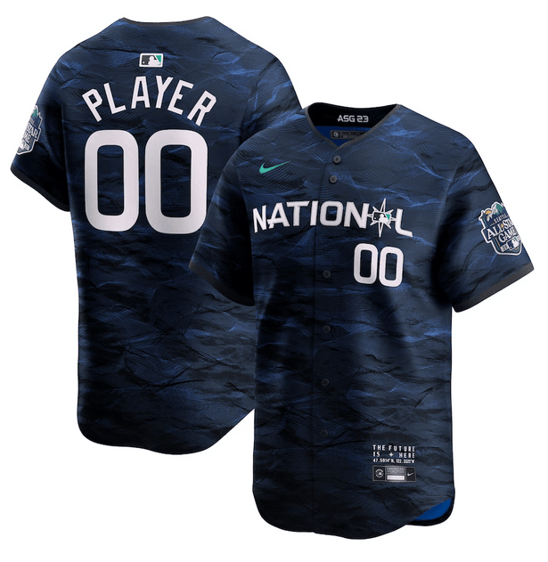 Custom San Francisco Giants royal All-Star jersey