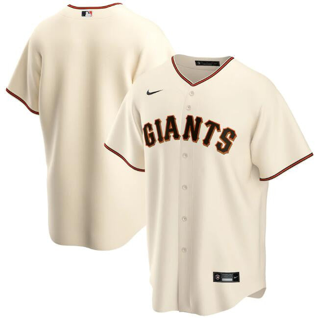 Custom San Francisco Giants cream jersey