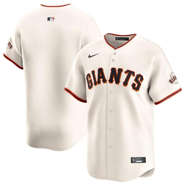 Custom San Francisco Giants cream Limited jersey