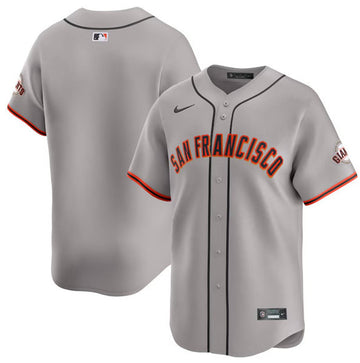 Custom San Francisco Giants gray Limited jersey