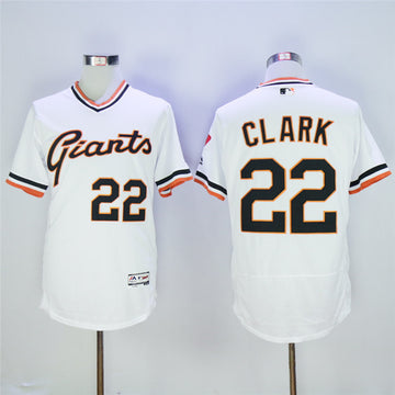 San Franciscoc Will Clark San Francisco Giants white Throwback jersey