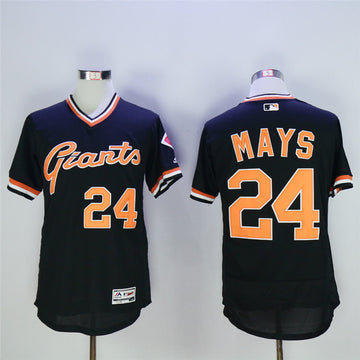 San Franciscoc Mays San Francisco Giants black Throwback jersey