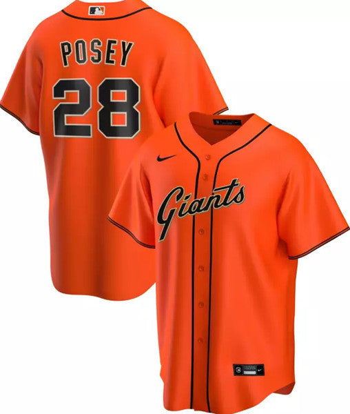 San Franciscoc Buster Posey San Francisco Giants orange jersey