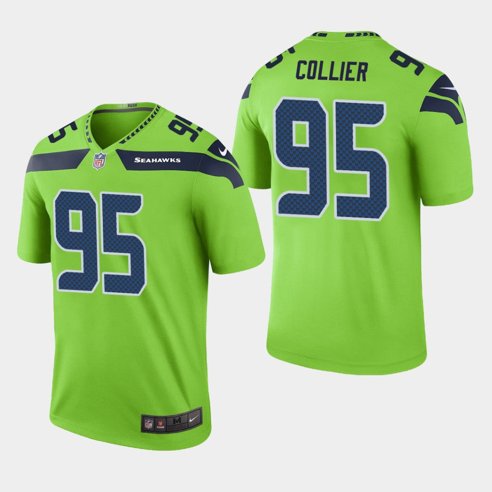 L.J. Collier Seattle Seahawks green jersey