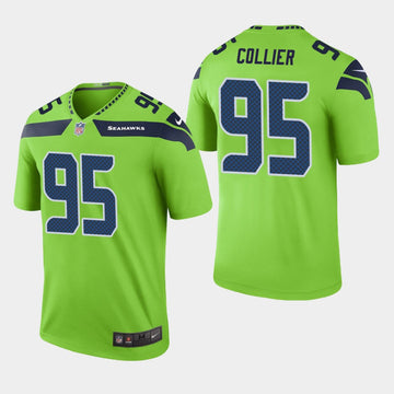 L.J. Collier Seattle Seahawks green jersey
