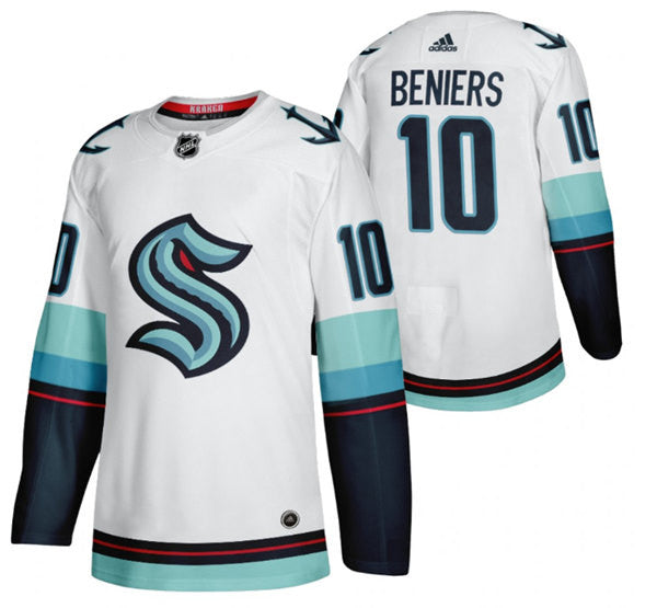 Matty Beniers Seattle Kraken white jersey