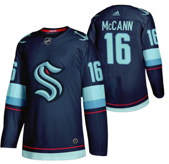 Jared McCann Seattle Kraken navy jersey