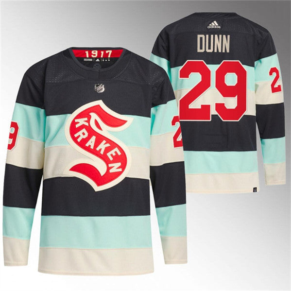 Vince Dunn Deep Sea Seattle Kraken blue Winter Classic jersey