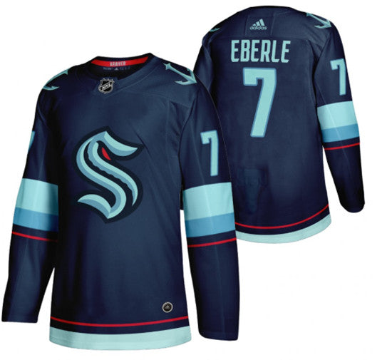 Jordan Eberle Seattle Kraken navy jersey