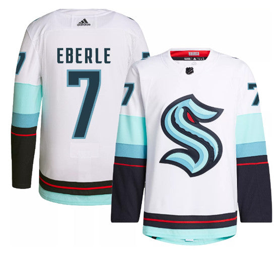 Jordan Eberle Seattle Kraken white jersey