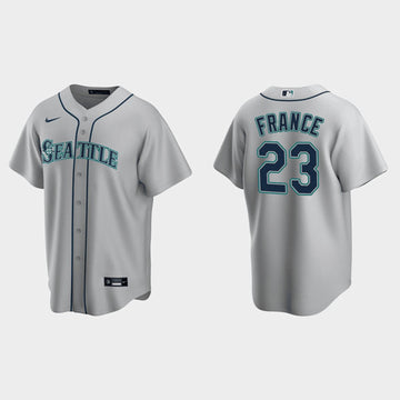 Ty France Seattle Mariners gray jersey