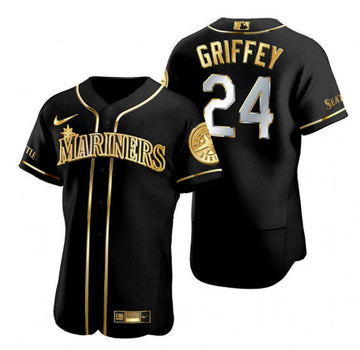 Ken Griffey Seattle Mariners black jersey