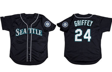 Ken Griffey Jr Seattle Mariners black jersey