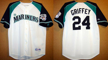 Ken Griffey Seattle Mariners white jersey
