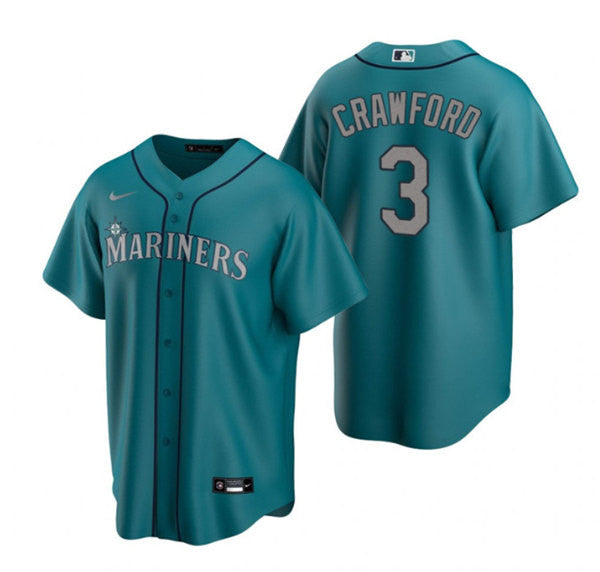 J.P. Crawford Seattle Mariners aqua jersey