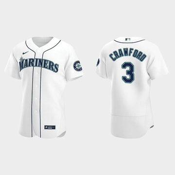 J.P. Crawford Seattle Mariners white jersey