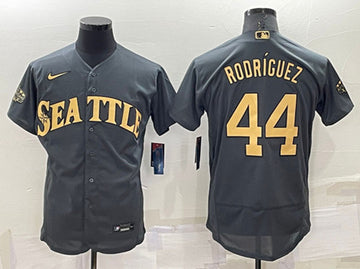 Julio Rodríguez Seattle Mariners charcoal All-Star jersey