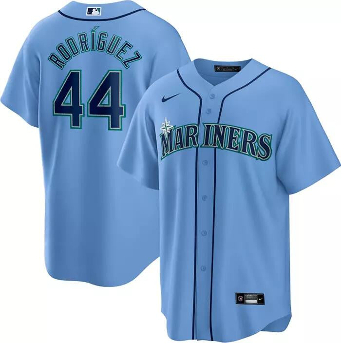Julio Rodríguez Seattle Mariners blue jersey