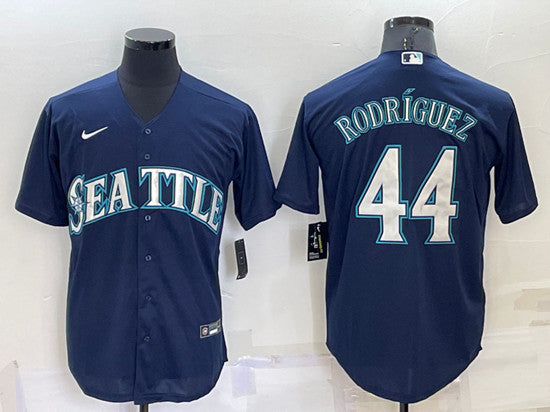 Julio Rodríguez Seattle Mariners navy jersey