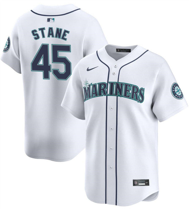Ryne Stanek Seattle Mariners white Limited jersey