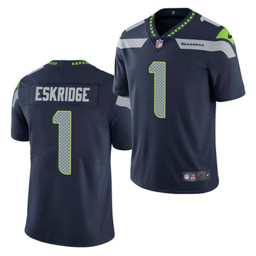 D'Wayne Eskridge Seattle Seahawks navy Vapor jersey