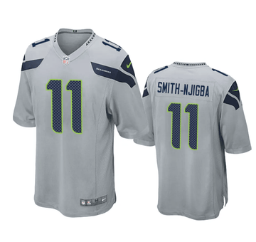 Jaxon Smith-Njigba Seattle Seahawks gray Game jersey
