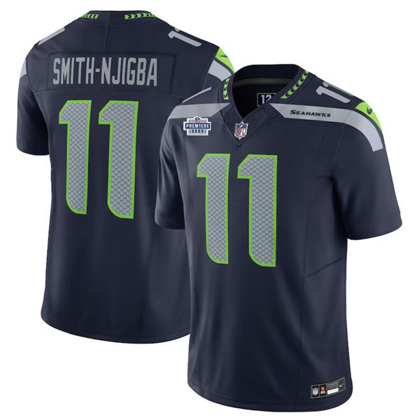 Jaxon Smith-Njigba Seattle Seahawks navy Vapor jersey