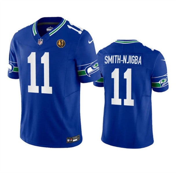 Jaxon Smith-Njigba Seattle Seahawks royal Vapor jersey