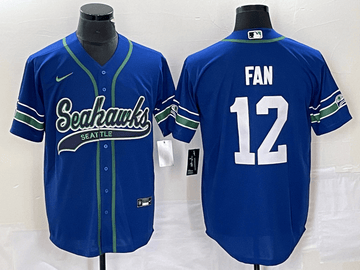 Fan Seattle Seahawks blue jersey