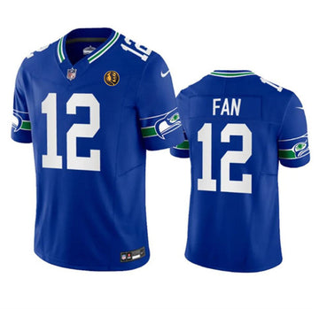 Fan Seattle Seahawks royal Vapor jersey