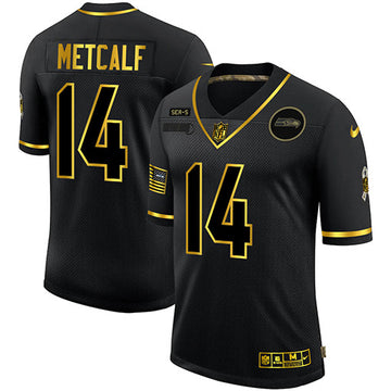 D.K. Metcalf Seattle Seahawks black Salute To Service jersey