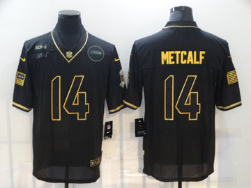 D.K. Metcalf Seattle Seahawks black Salute To Service jersey