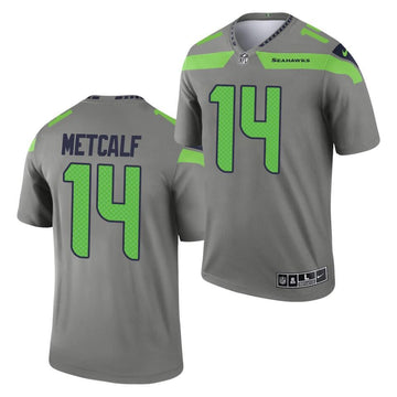 D.K. Metcalf Seattle Seahawks gray Inverted Legend jersey