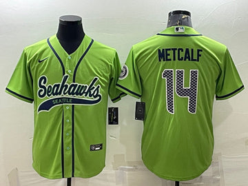 DK Metcalf Seattle Seahawks green jersey