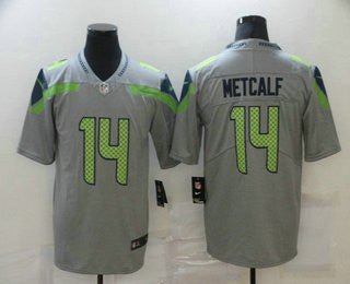 D.K. Metcalf Seattle Seahawks grey Inverted Legend jersey