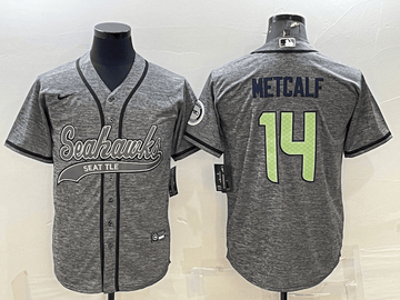 DK Metcalf Seattle Seahawks grey Camo jersey