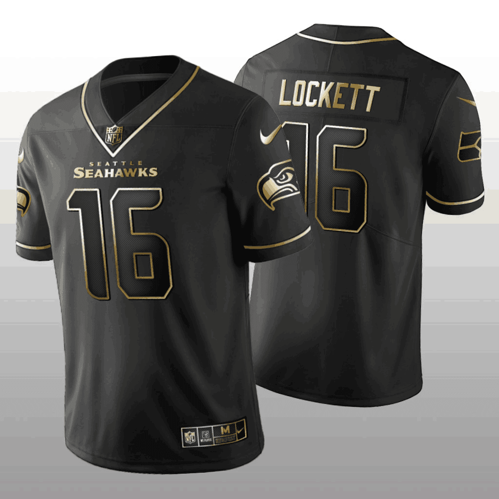 Tyler Lockett Seattle Seahawks black Limited jersey