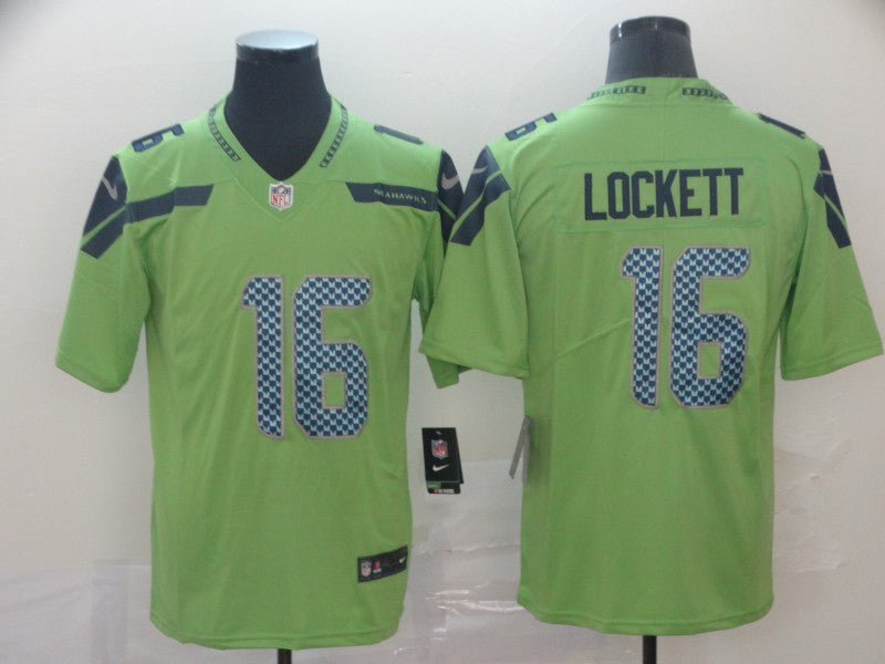 Tyler Lockett Seattle Seahawks green Vapor jersey