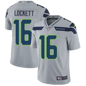 Tyler Lockett Seattle Seahawks grey Vapor jersey