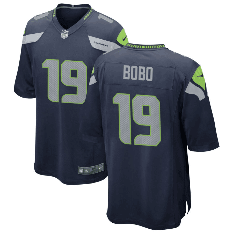 Jake Bobo Seattle Seahawks navy Game jersey