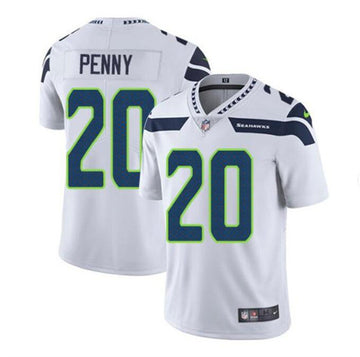 Rashaad Penny Seattle Seahawks white Vapor jersey