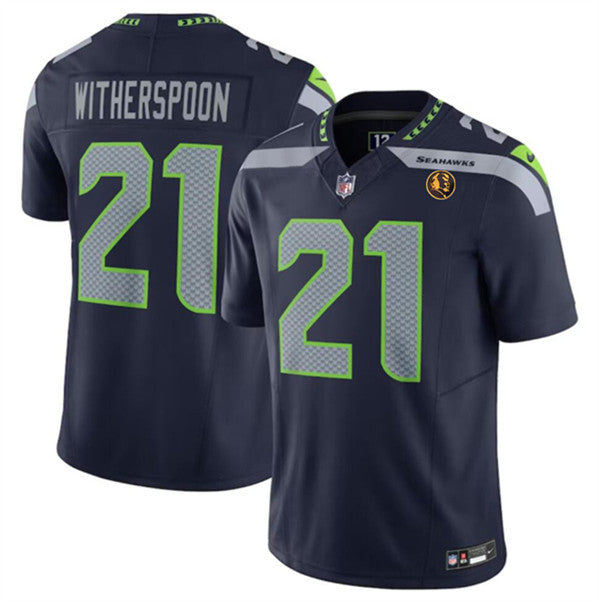 Devon Witherspoon Seattle Seahawks navy Vapor jersey