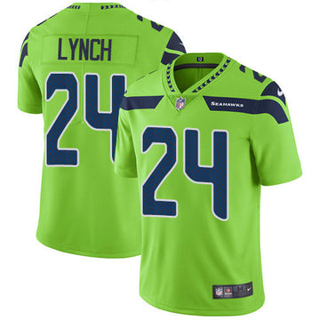 Marshawn Lynch Seattle Seahawks green Vapor jersey