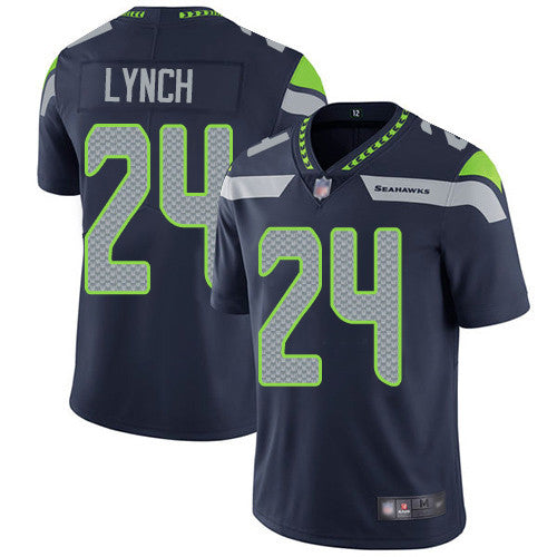 Marshawn Lynch Seattle Seahawks navy Untouchable jersey