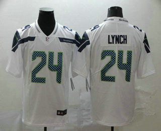 Marshawn Lynch Seattle Seahawks white Vapor jersey