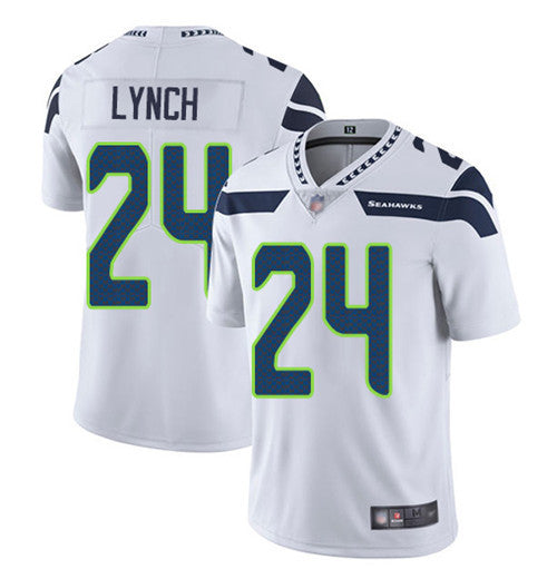 Marshawn Lynch Seattle Seahawks white Vapor jersey