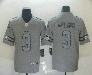 Russell Wilson Seattle Seahawks gray Vapor jersey